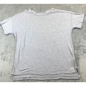 The North Face Womens L Gray Short Sleeve Performance Tee Shirt SO SOFT